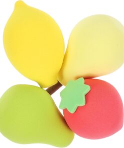 HEMOTON 4 Pièces Éponge à Maquillage Douce et Flexible pour Application Précise de Fondation Liquide, Accessoires Maquillage Indispensables pour Femmes Adorable