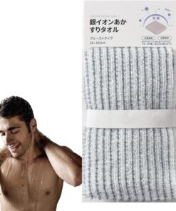 Générique Reusable Scrub Towel for Bath, Bath Towel for Soft Skin, Scrub Towel for Gentle Exfoliation, Body Scrub Towel for Cellulite, Bath Scrub Cloth, Soft Scrub Towel