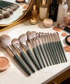 Pinceaux Pour Le Trousse Outils Cosmétiques | Ensemble De Pinceaux Pratique Quotidienne À La Maison, Au Salon Et En , Une Routine Pour Les Femmes