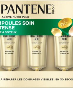 Pantene Pro-V Lisse & Soyeux Sérum Anti-Frisottis Brillance 45ml | Pour Cheveux Secs Et Frisottis. Formule Nutri-Plex avec acide hyaluronique, huile d'argan et vitamine B7. Protège.