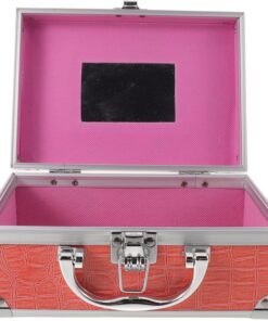 Malette de Rangement Maquillage 25x16x8,5 Cm en Alliage D'aluminium Légère avec Poignée Ergonomique pour Maquilleurs et Secouristes