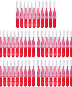 Lot de 50 petites brosses à sourcils Outil de laminage du front Petit pinceau à bobine pour sourcils et cils Extensions