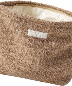 Trousse de Rangement de Toilette avec Compartiment Unique, Pochette cosmétique à Fermeture éclair sur Le Dessus pour l ' Emballage de Voyage, Organisation Quotidienne du et accès Rapide Trousse