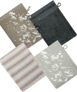 Générique Body Mitt, Washcloths with Loop, Towel Glove, Skin Care 8.66x5.91 inches, Soft Bath Gloves, Face & Hand Washcloth, Baby Care, Travel Friendly, Men & Women, Effortless to Use