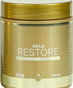 Organic Gold - Gold Restore Masque Reconstructif pour Cheveux, 500g, Hydratation Intense et Revitalisation