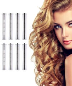 Ensemble de 10 tiges de permanente pour cheveux - Accessoires de soins capillaires - Blanc