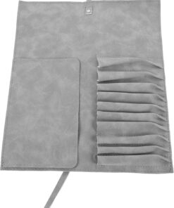 VICASKY Trousse Rangement Maquillage Portable pour Pinceaux et Cosmétiques Organisateur de Voyage avec Fermeture Sangle pour Outils de Maquillage