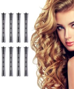 Ensemble de 10 tiges de permanente pour cheveux - Accessoires de soins capillaires - Gris