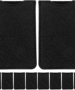 Lot de 10 étuis à Pinces en Cuir synthétique pour Le Transport Pinces à Cils, étuis à Outils de Maquillage, Pochettes de Rangement pour Peignes