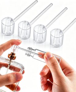 Lot de 4 distributeurs de parfum avec pompe de recharge de parfum, pompe de maquillage, outil de transfert de 4,8 g, flacon pulvérisateur rechargeable de voyage