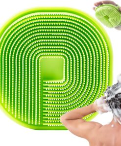 Multifunctional Silicone Body Scrubber, Anti-Slip Massage Loofah for Women, Ergonomic Shower Brush, Soft Silicone Bath Tool, Home Bathroom for Smooth Skin