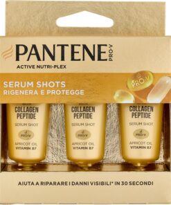 Pantene Pro-V - Sérum capillaire régénère et protège les ampoules des cheveux - 10 x 3 x 15 ml - Pour cheveux fragiles, secs et abîmés - Formule Nutri-Plex avec Pro-V, peptides de collagène, huile